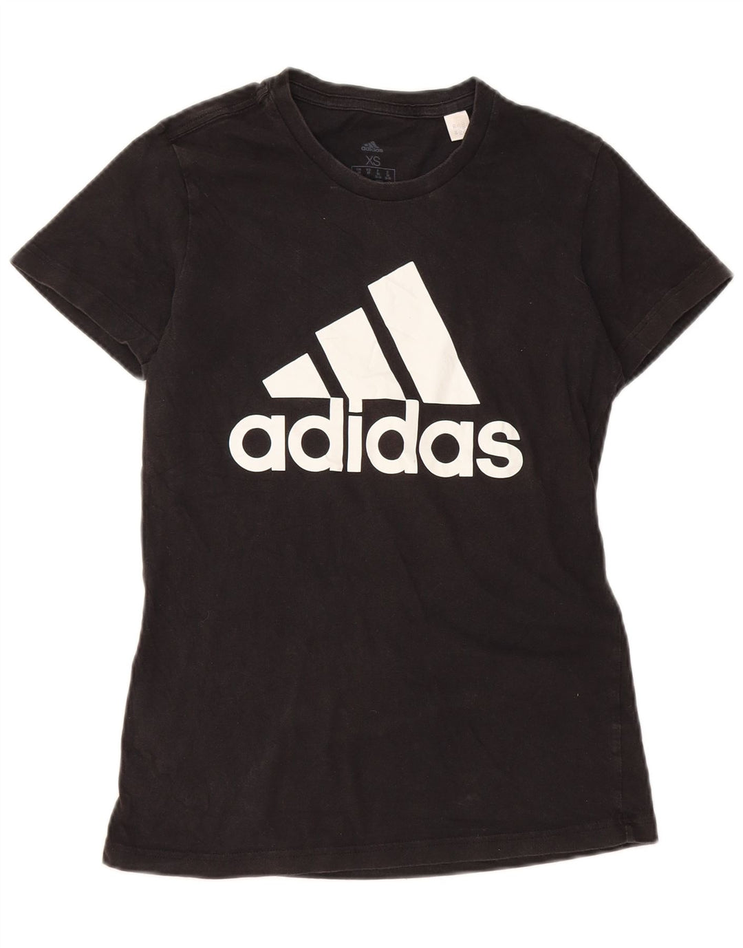 Damska koszulka z grafiką ADIDAS Top UK 4/6 XS w kolorze czarnym