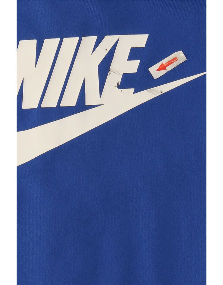 Chłopięca kurtka dresowa Nike Graphic 10-11 lat, średni niebieski, blok kolorów