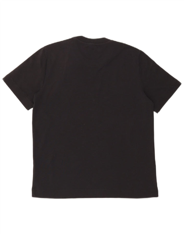T-shirt męski MASSIMO DUTTI, średni czarny