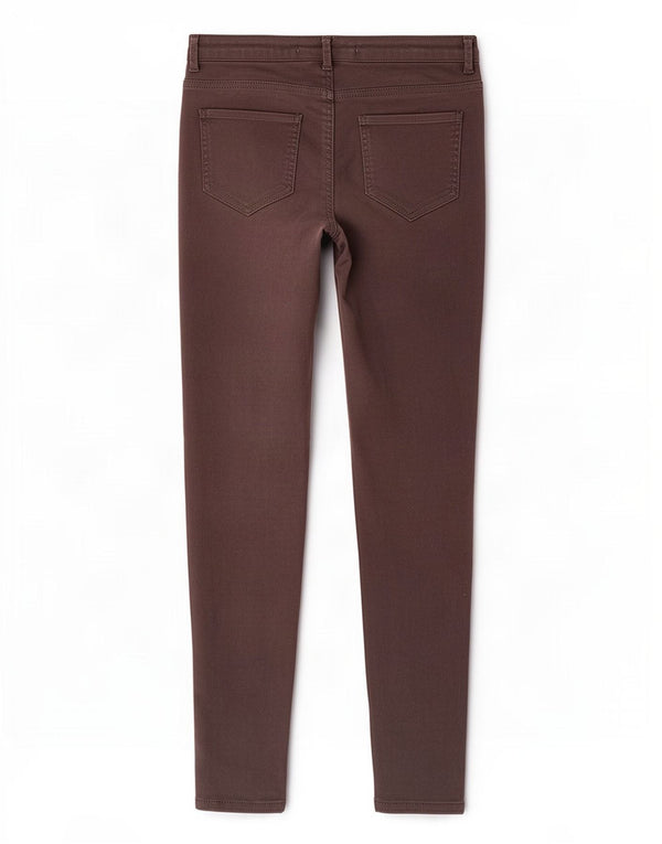 Damskie jeansy Skinny Zara EU 38 Small W28 L28 Brązowe