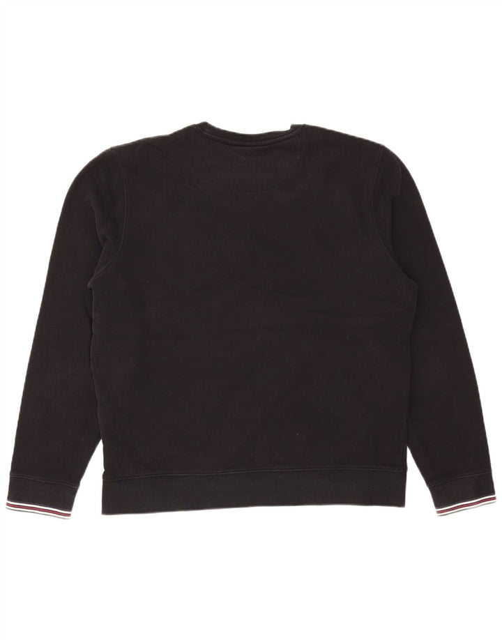 Bluza męska Fila Sweter średni czarny, bawełniany