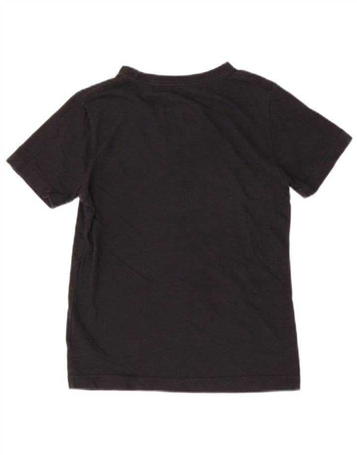 Chłopięcy T-shirt z grafiką Jordan, 8-9 lat, mały, czarny, bawełniany