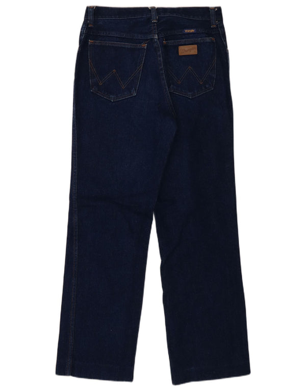 Męskie proste dżinsy Wrangler W32 L28, granatowe, bawełniane