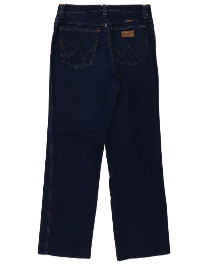 Męskie proste dżinsy Wrangler W32 L28, granatowe, bawełniane