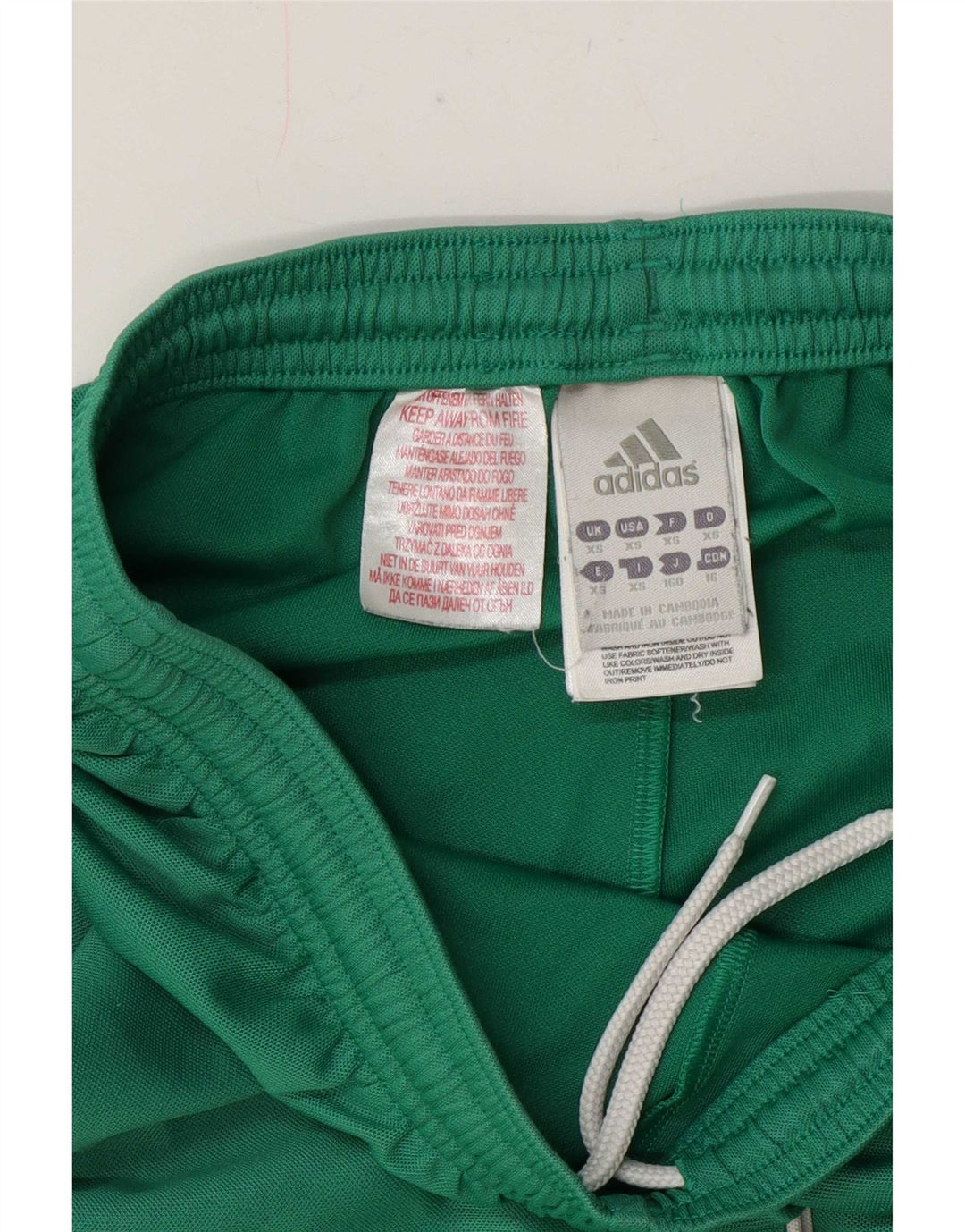 Męskie spodenki sportowe Adidas Climalite XS, zielone, poliestrowe