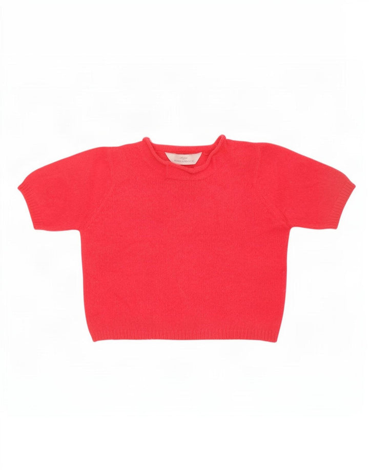 Marks & Spencer Damski sweter z golfem, UK 10, mały, różowy