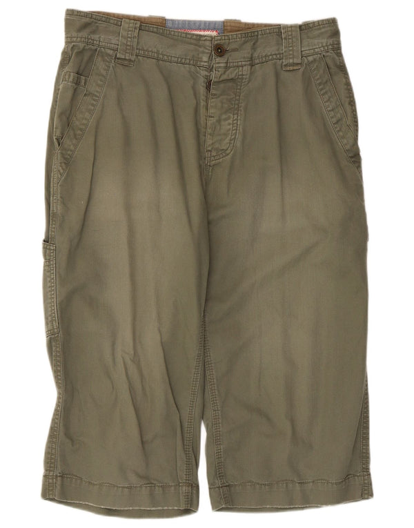 Męskie bermudy Fat Face Cargo W32, średnia bawełna khaki