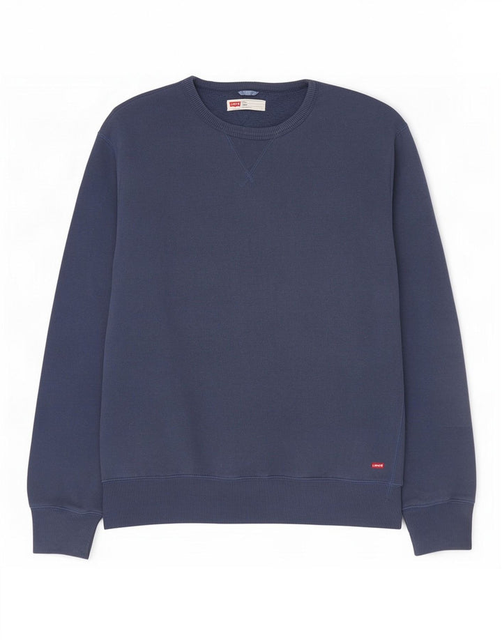 Męski sweter Levi's o standardowym kroju, 2XL, granatowy, bawełniany