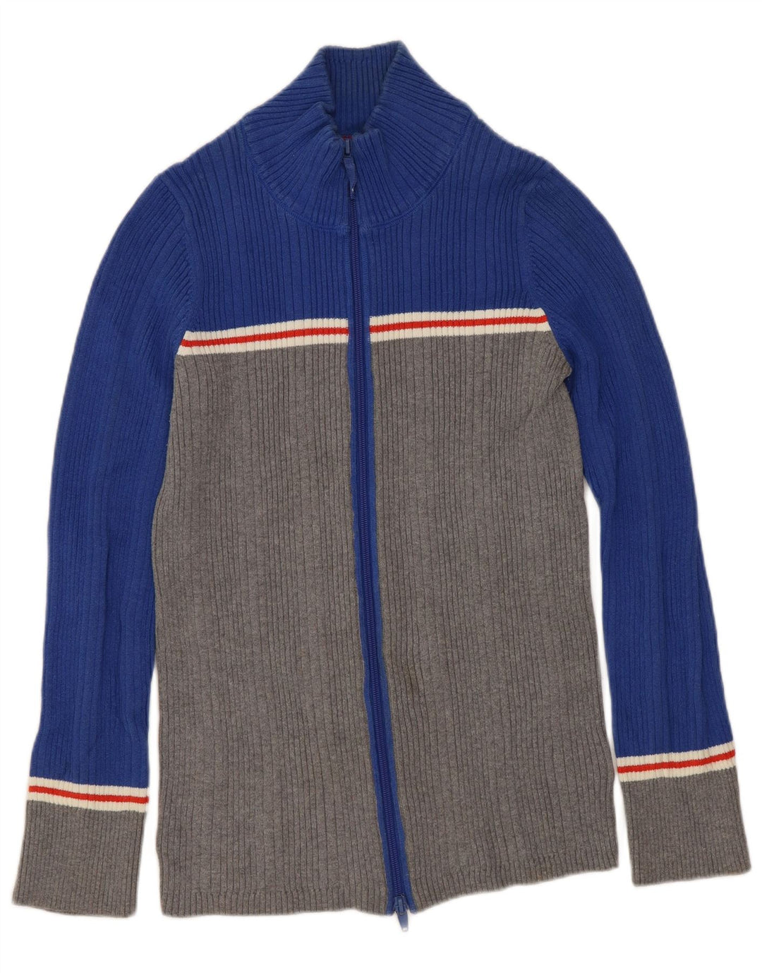 Sweter damski Eddie Bauer UK 12, bawełniany, w kolorze średniego błękitu