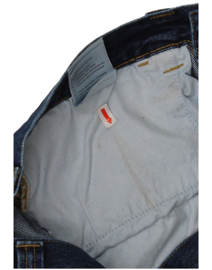 Zwężane jeansy męskie CARHARTT, średnie W36 L29, niebieskie, bawełniane