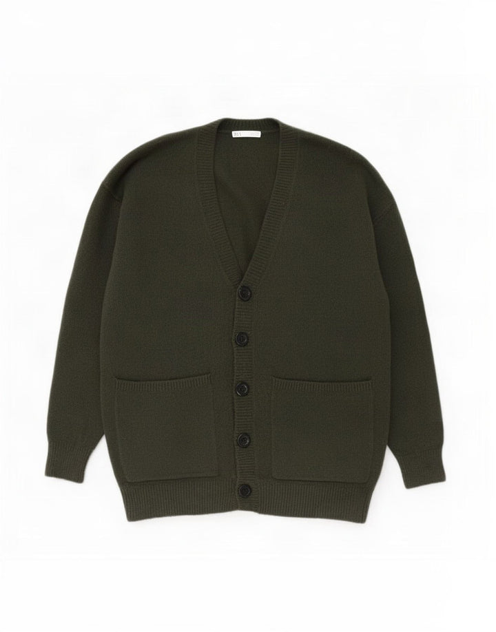 Męski sweter Zara, średni khaki, akryl