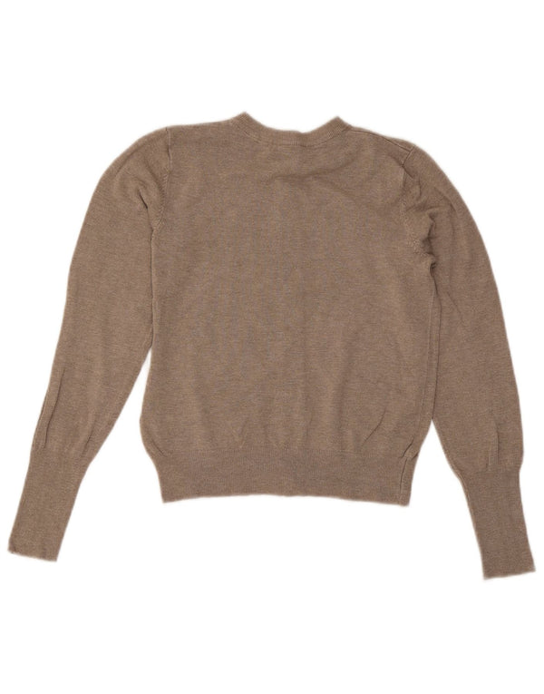 Marks & Spencer Krótki sweter damski UK 6 XS, szara wiskoza