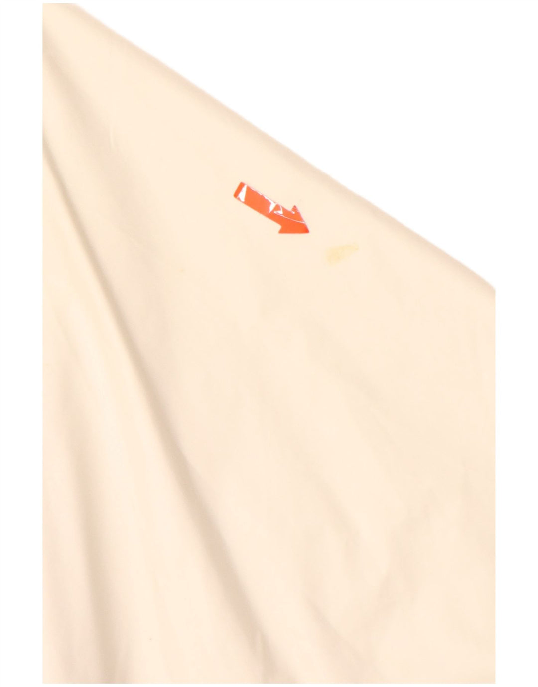 K-WAY Męska kurtka przeciwdeszczowa z kapturem 2000 UK 44 2XL Biały poliamid z blokami kolorów