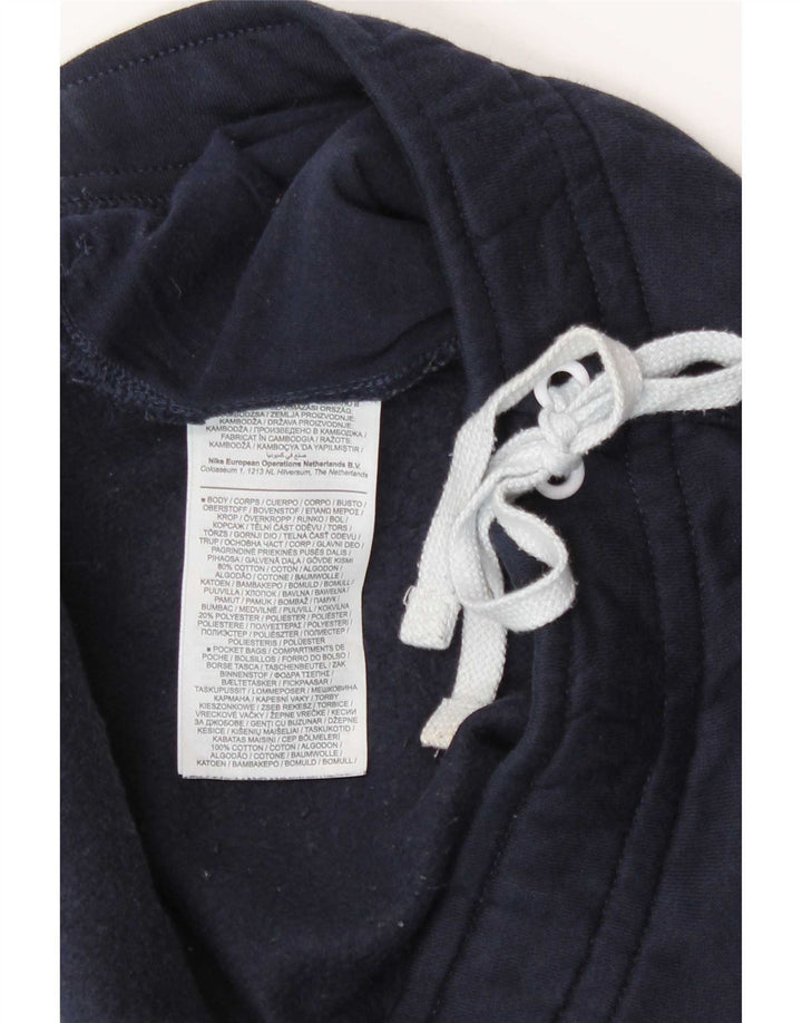 Męskie spodnie dresowe Nike, małe, granatowe, bawełniane