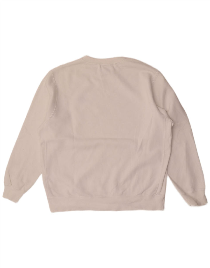 Bluza męska Nike, duża, biała, bawełniana