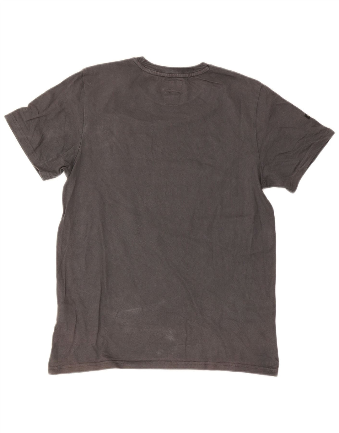 Męski standardowy T-shirt Superdry z grafiką, duży, szary, bawełniany