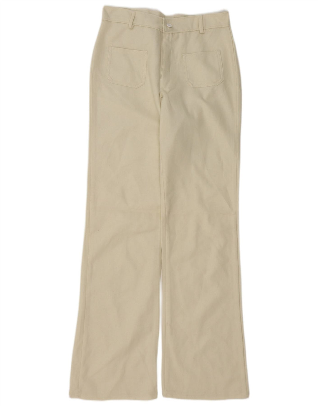 Vintage damskie spodnie typu bootcut W30 L34 Off White
