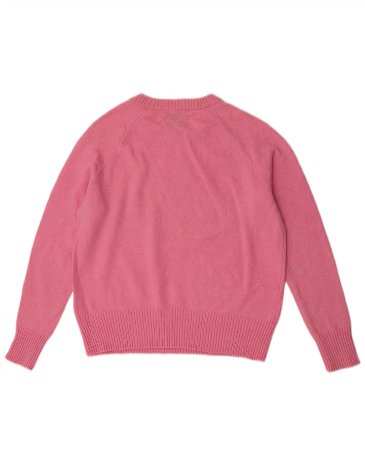 Damski sweter Superdry z okrągłym dekoltem, UK 14, średni róż