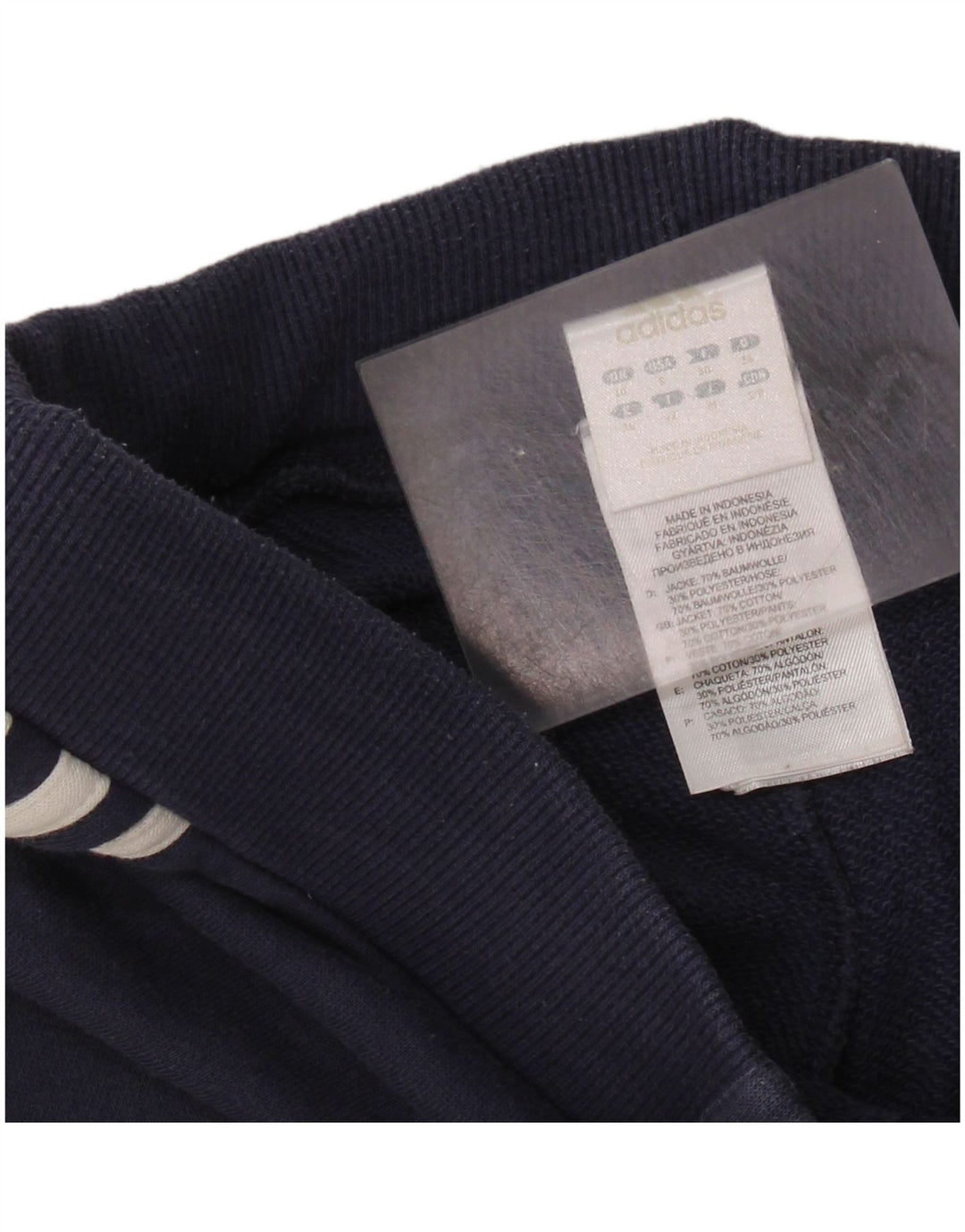 Męskie spodnie dresowe ADIDAS UK 10, małe, granatowe, bawełniane