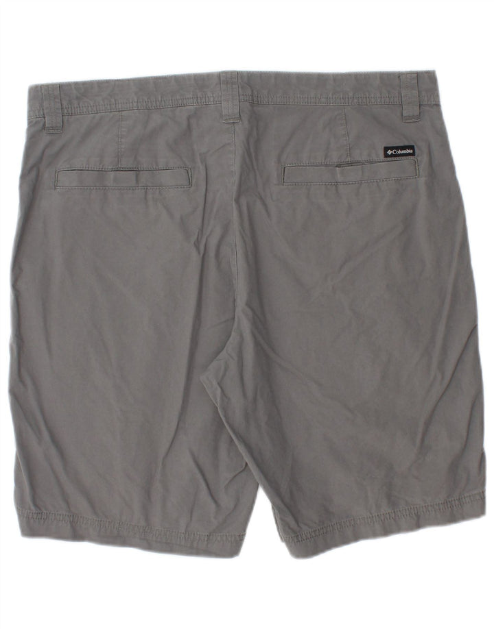 Męskie spodenki chino Columbia W34, duże, szare, bawełniane