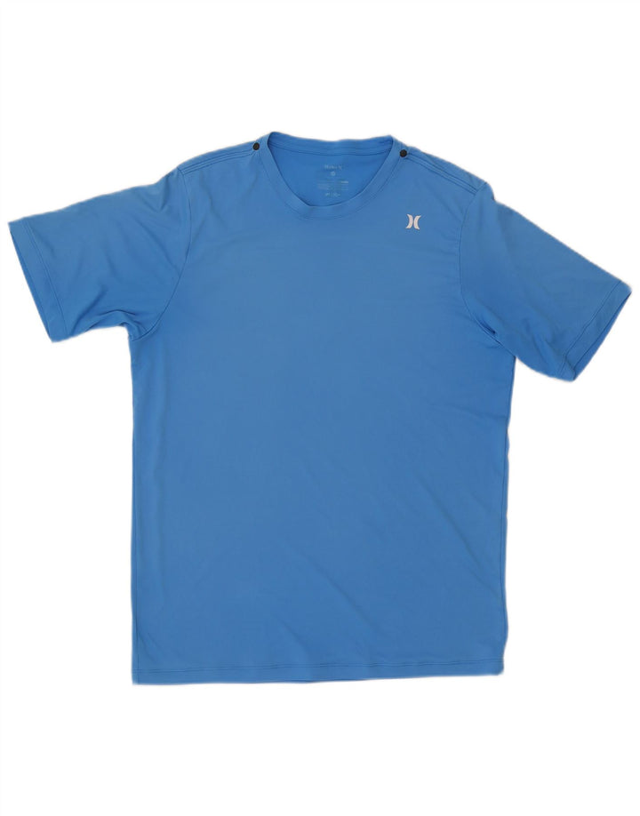 T-shirt męski Hurley, duży, niebieski