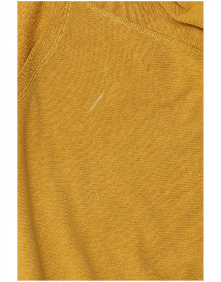 Damski top oversize Woolrich z długim rękawem, UK 10, mały, żółty, bawełniany