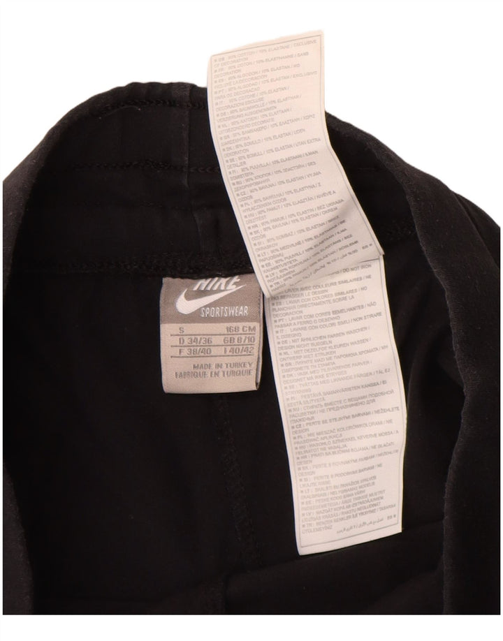 Damskie spodnie dresowe Nike UK 8/10, małe, czarne, bawełniane