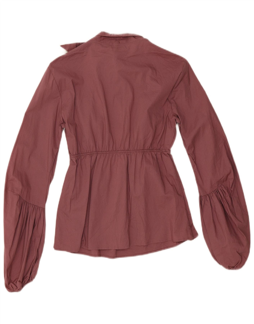 Damska bluzka Benetton z długim rękawem i wiązaniem z przodu UK 10 Small Pink