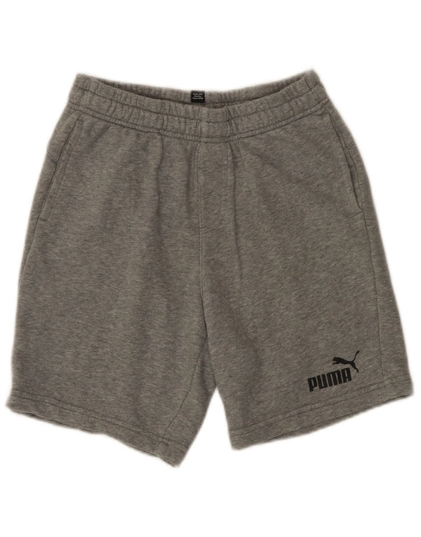 Chłopięce spodenki sportowe Puma 13-14 lat, szara, bawełniana w plamki