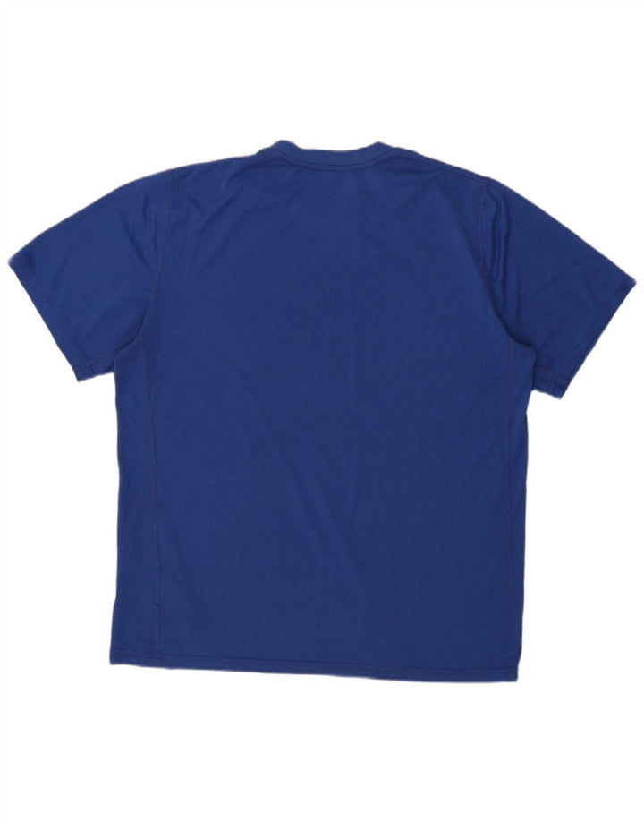 T-shirt męski Nike Dri Fit Top UK 42/44, duży niebieski poliester