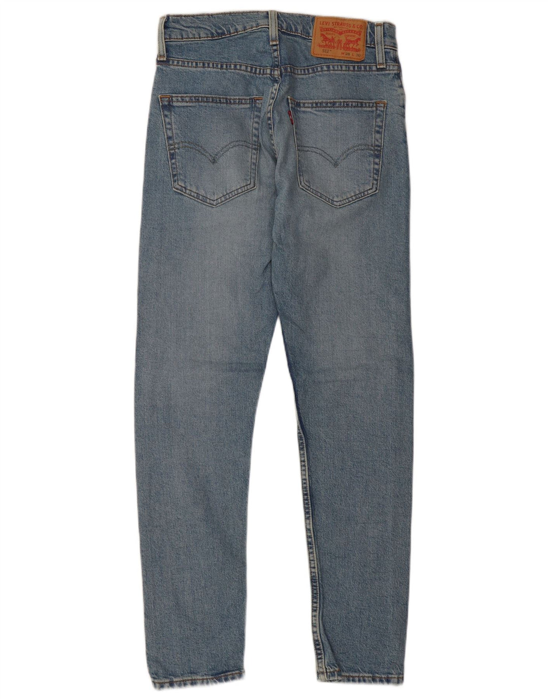 Męskie jeansy LEVI'S 512 Slim, zwężane, W28 L30, niebieska bawełna