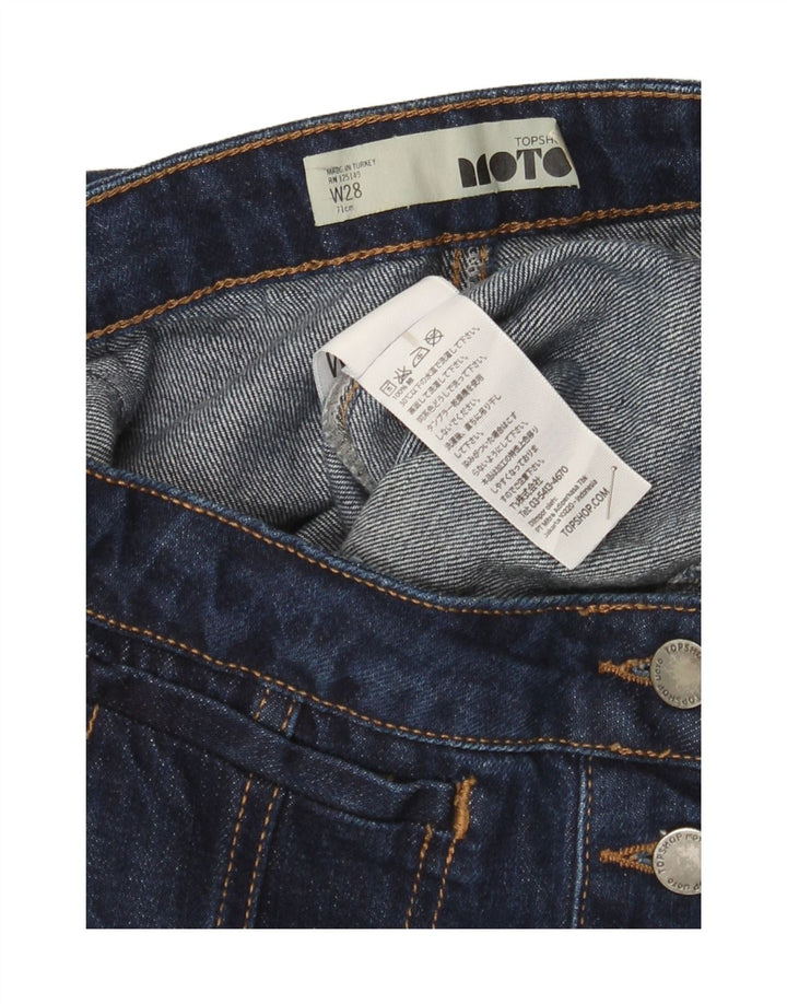 Damska mini spódniczka dżinsowa Topshop W28 Średni granat, bawełna