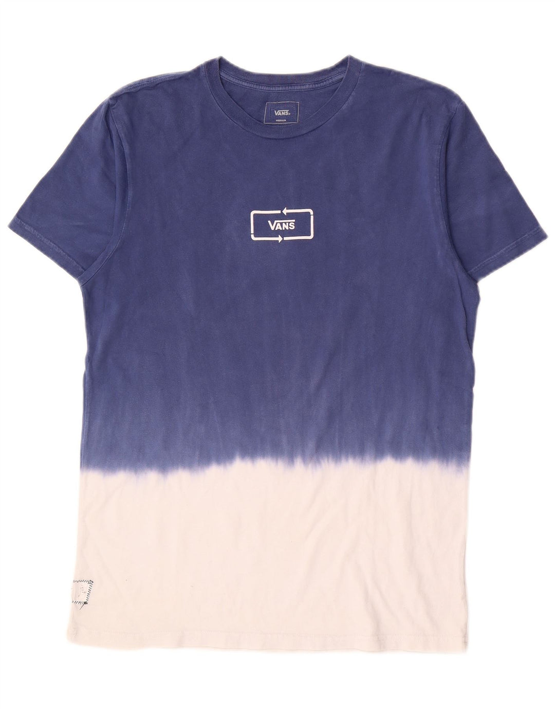 T-shirt męski Vans, bawełniany, w kolorze średniego błękitu
