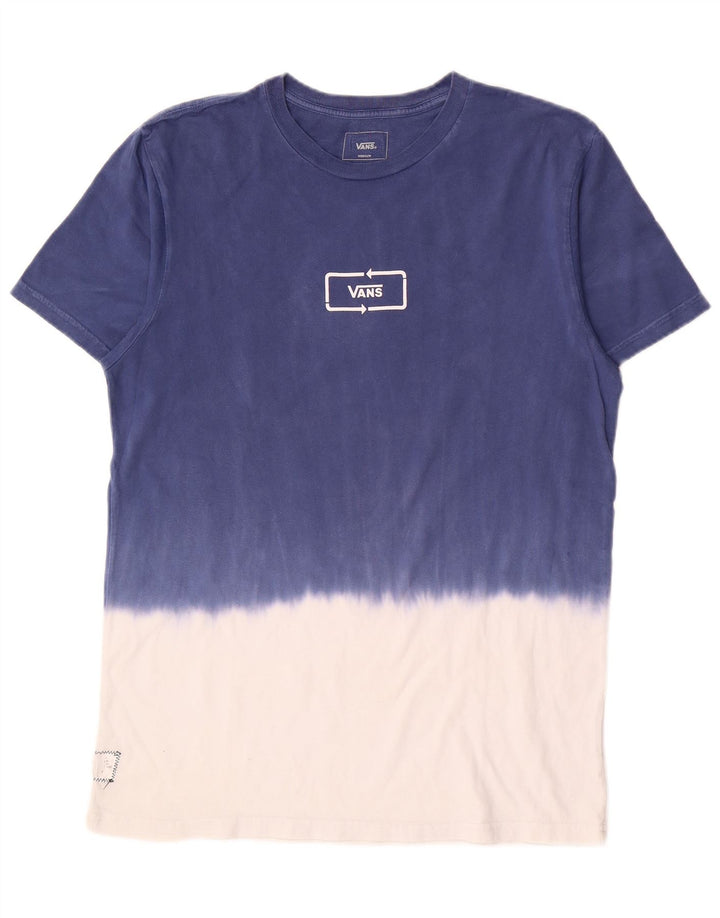 T-shirt męski Vans, bawełniany, w kolorze średniego błękitu