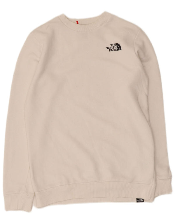 Damska bluza z grafiką The North Face UK 6 XS, biała bawełna