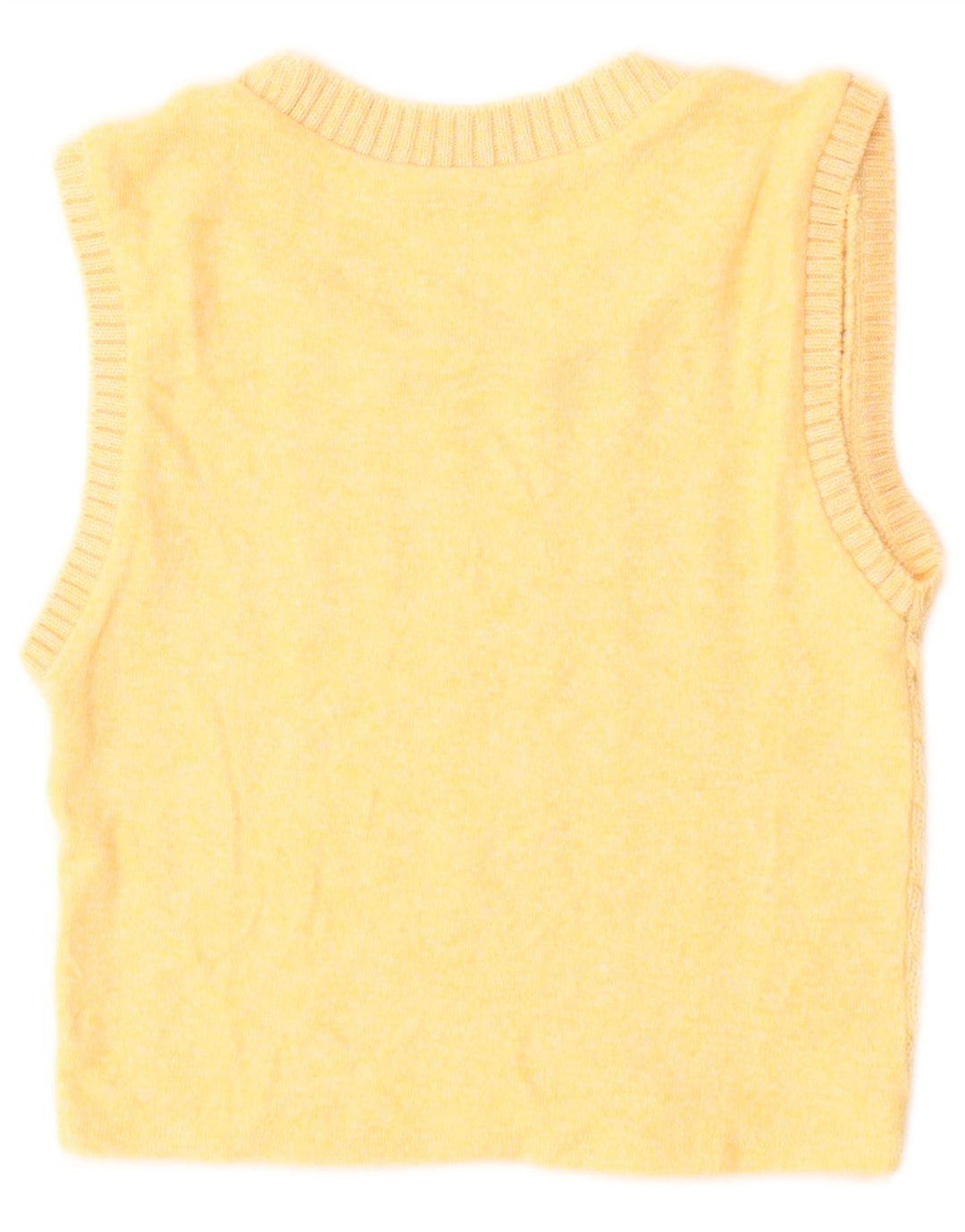 Damski podkoszulek Zara Crop Vest UK 8, mały, żółty