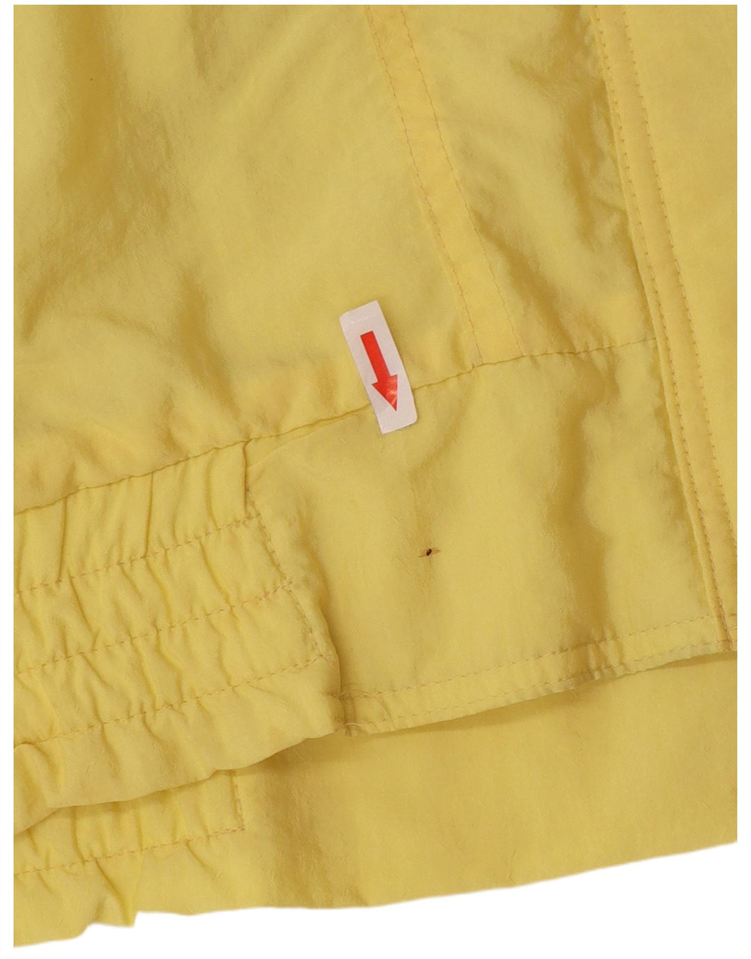Vintage damska kurtka wiatrówka oversize EU 44 XL, żółty poliamid