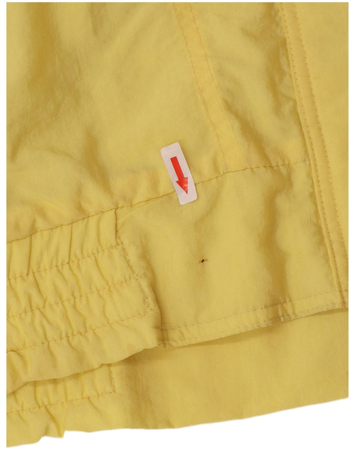 Vintage damska kurtka wiatrówka oversize EU 44 XL, żółty poliamid