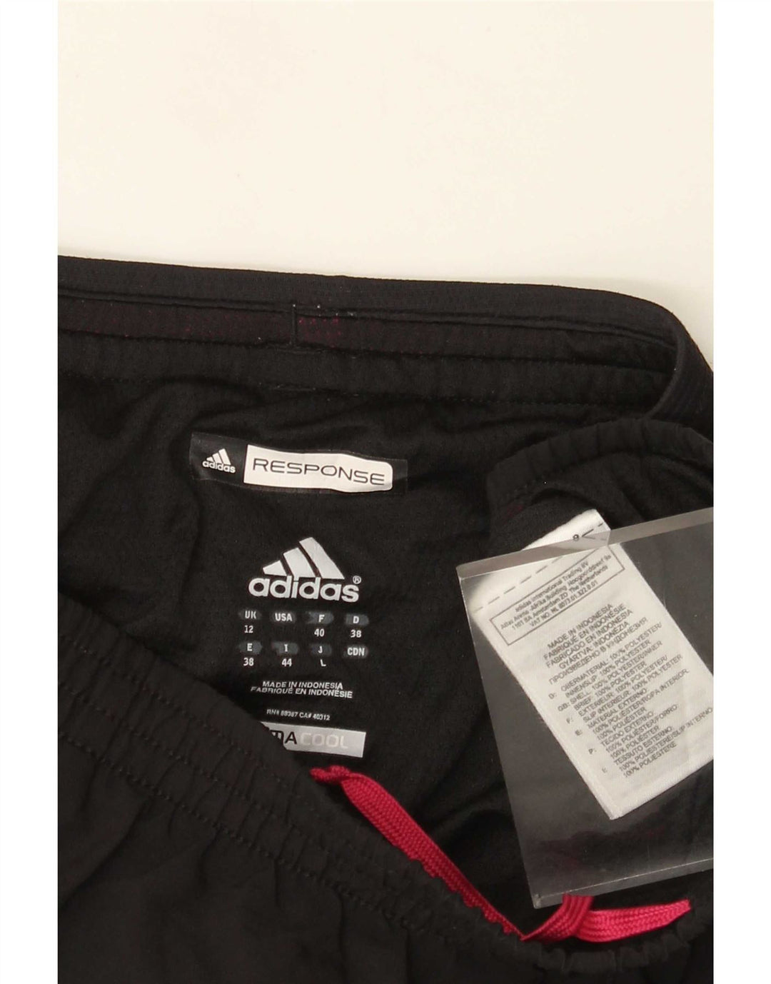 Damskie spodenki sportowe Adidas Climacool UK 12, średni czarny poliester