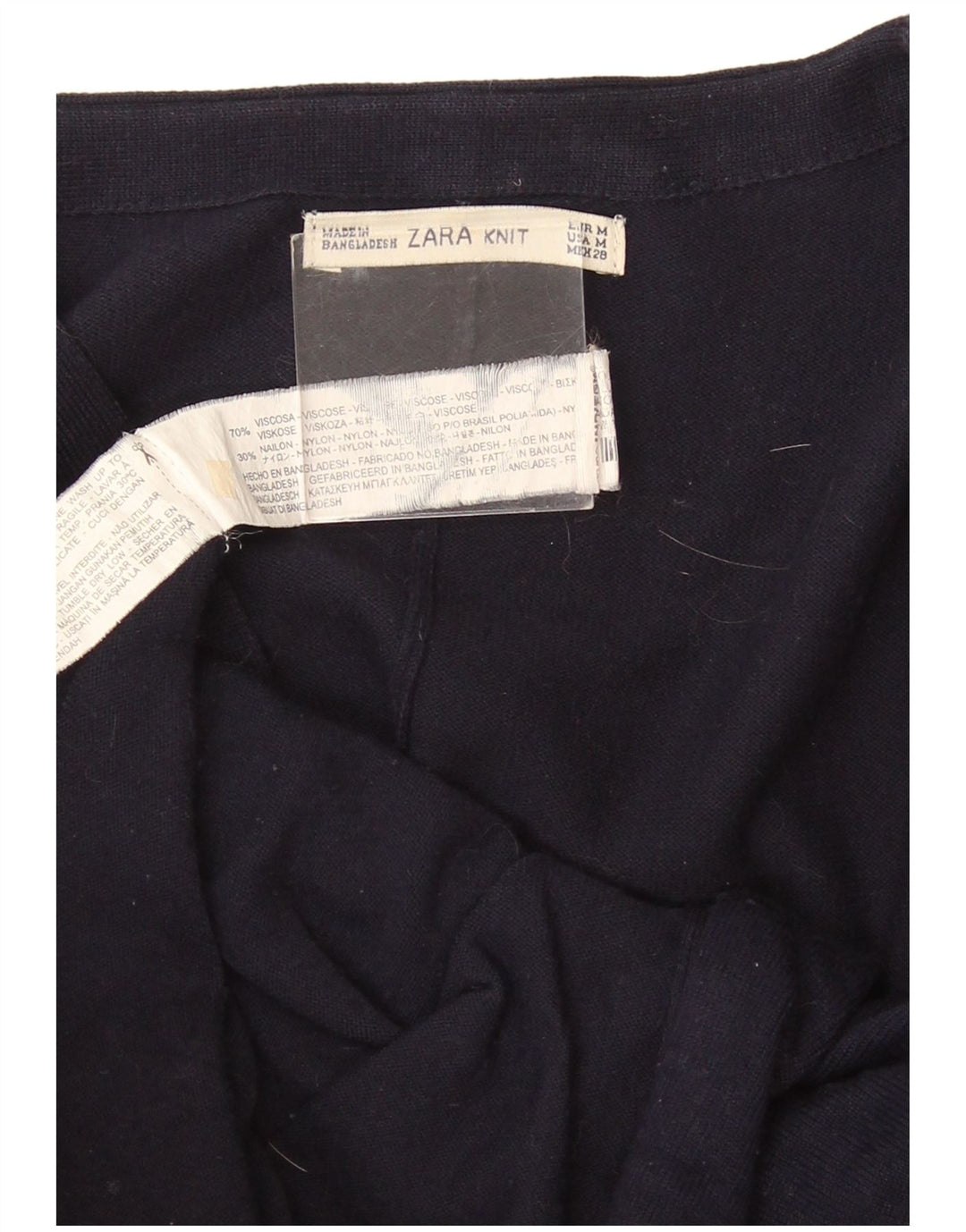 Sweter damski Zara Batwing Oversize Cardigan UK 14 Średni granatowy