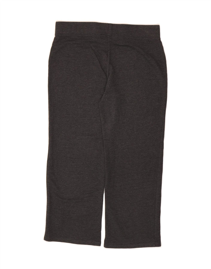 MARKS & SPENCER Womens Tracksuit Trousers UK 14 Large Grey Cotton Vintage Marks & Spencer and Second-Hand Marks & Spencer from Messina Hembry 