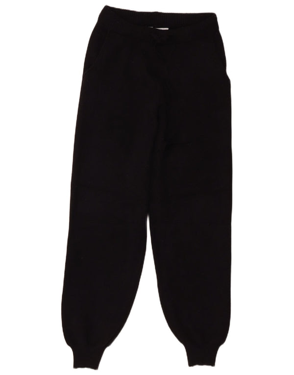 Damskie spodnie dresowe Zara Joggers UK 12 Średnia czarna wiskoza