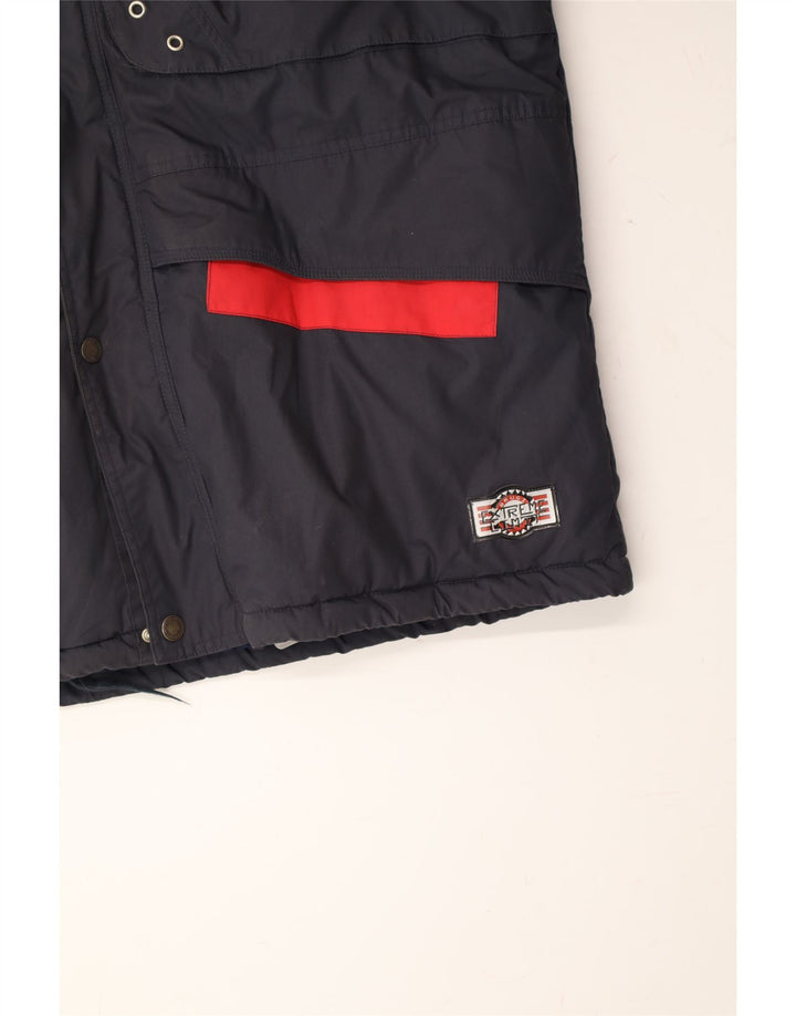 BRUGI Mens Windbreaker Jacket IT 54 2XL Black Colourblock Vintage Brugi and Second-Hand Brugi from Messina Hembry 