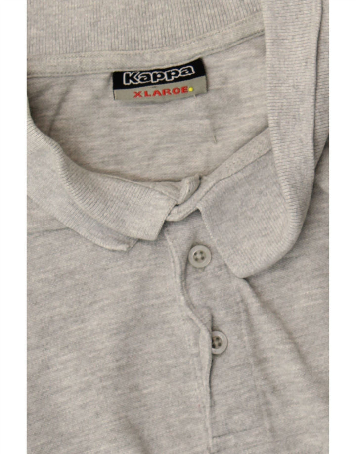 KAPPA Mens Polo Shirt XL Grey Vintage Kappa and Second-Hand Kappa from Messina Hembry 