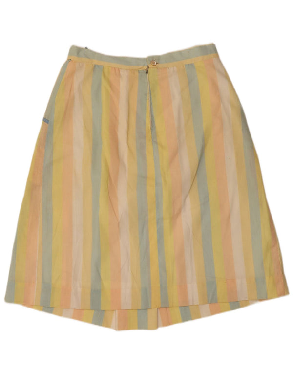 Vintage Womens A-Line Skirt W32 Large  Multicoloured Striped