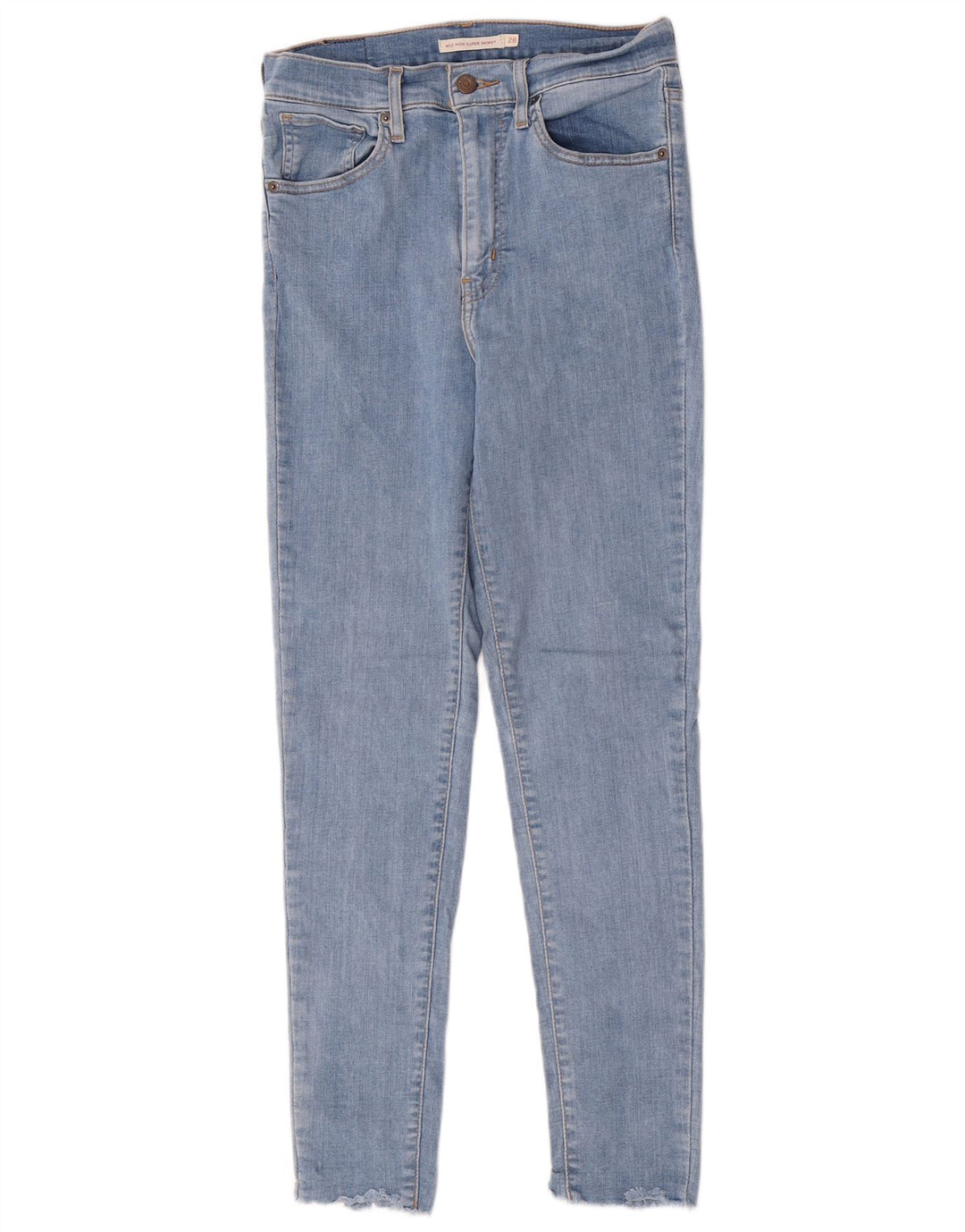 Damskie jeansy skinny Levi's W28 L27 Niebieska bawełna