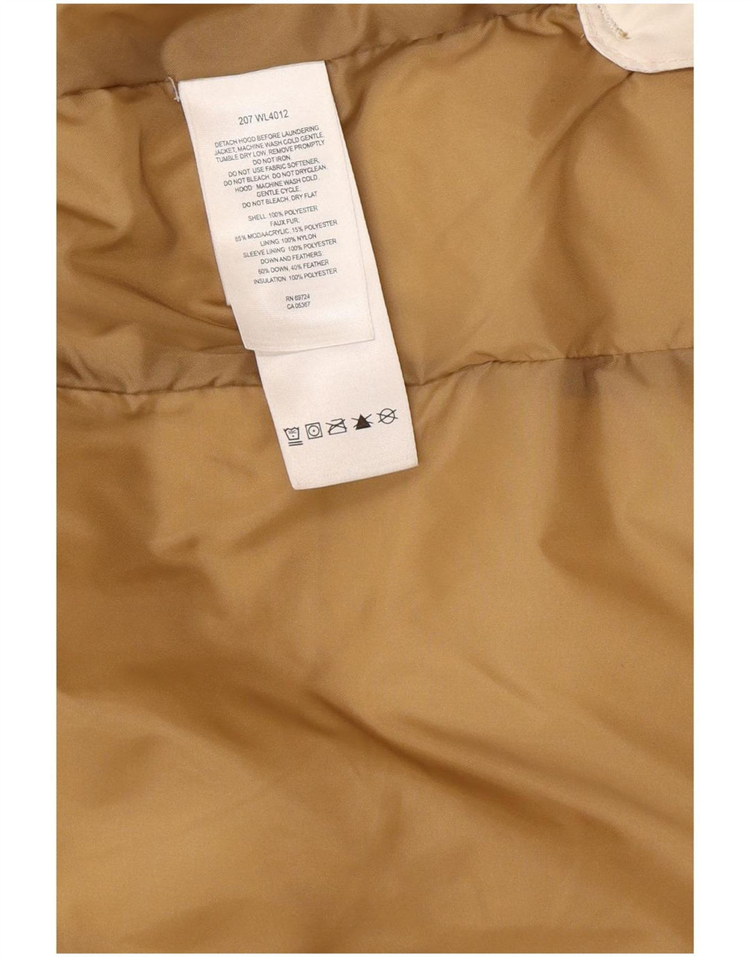 Damska kurtka z kapturem, oversize, wyściełana Columbia, UK 10, mała, biała, poliester