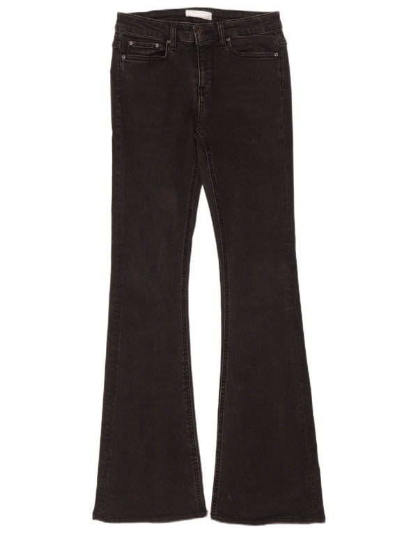 Damskie jeansy rozkloszowane Zara EU 34 2XS W24 L31 Szare