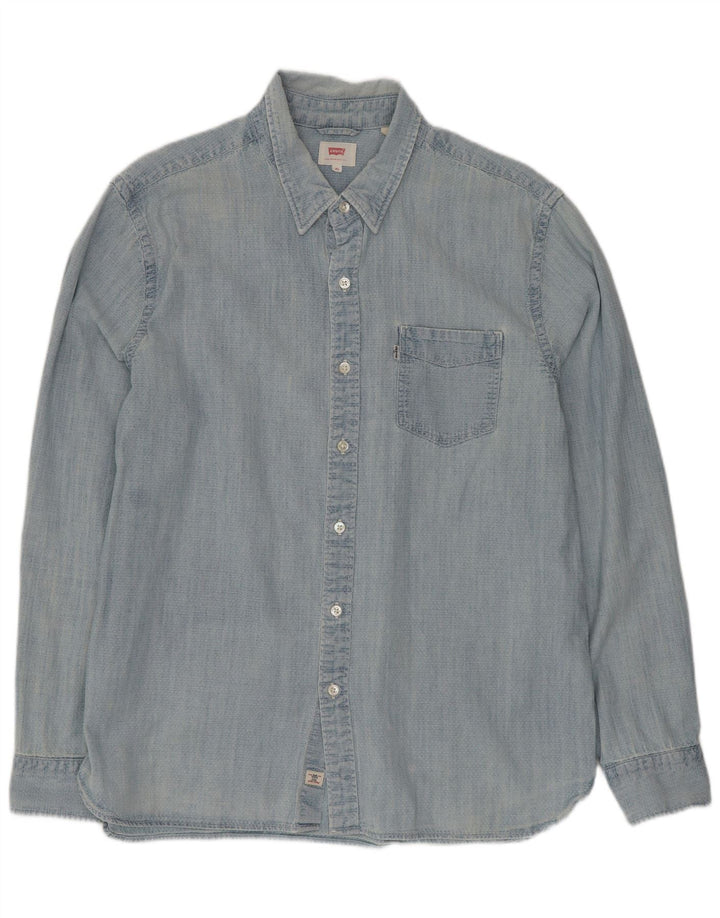Koszula męska Levi's XL, niebieska, bawełniana