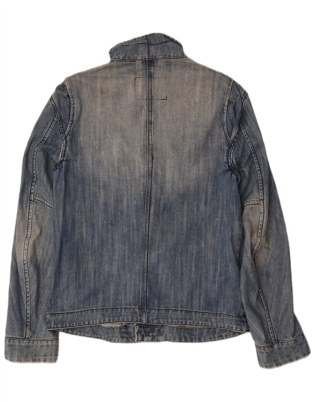 Vintage męska kurtka dżinsowa UK 38 średni niebieski